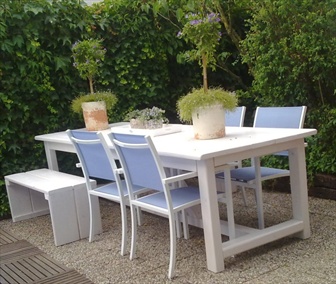 Kloostertafel de Luxe 280 cm voor binnen of buiten