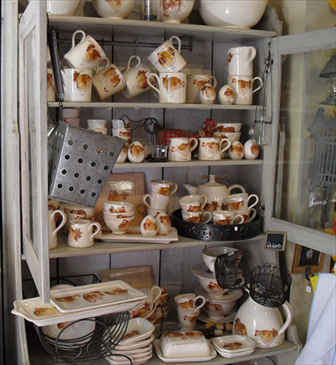 Kippenservies "Poule" in prijs verlaagd