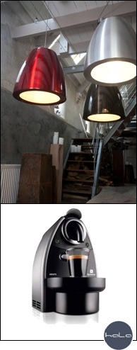 Presso Lamp met gratis Nespresso apparaat